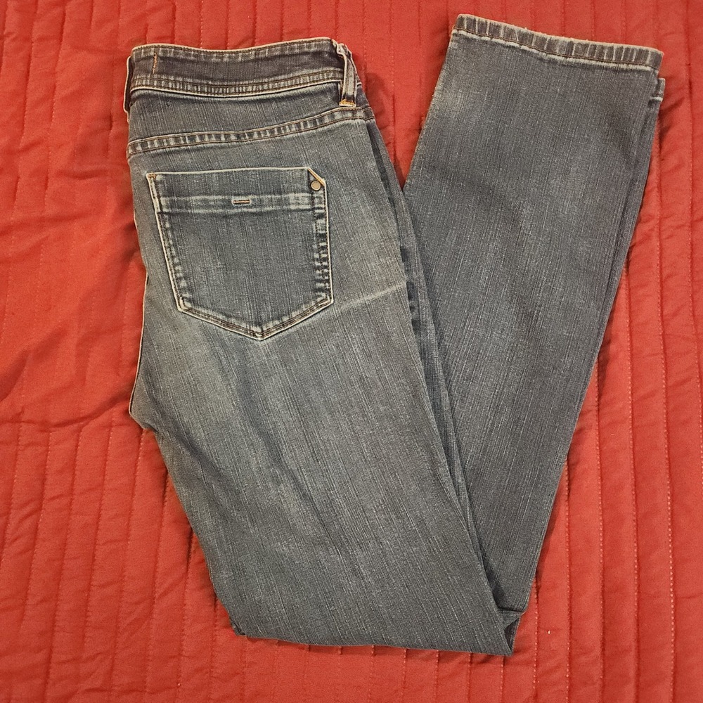 E63‎ Tommy Bahama Denim TW14796 Boyfriend Jeans Dark Rinse Blue Womens Size 2